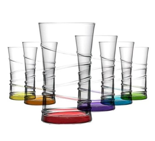 LAV Coral Set de 6 verres colorés 350 ml